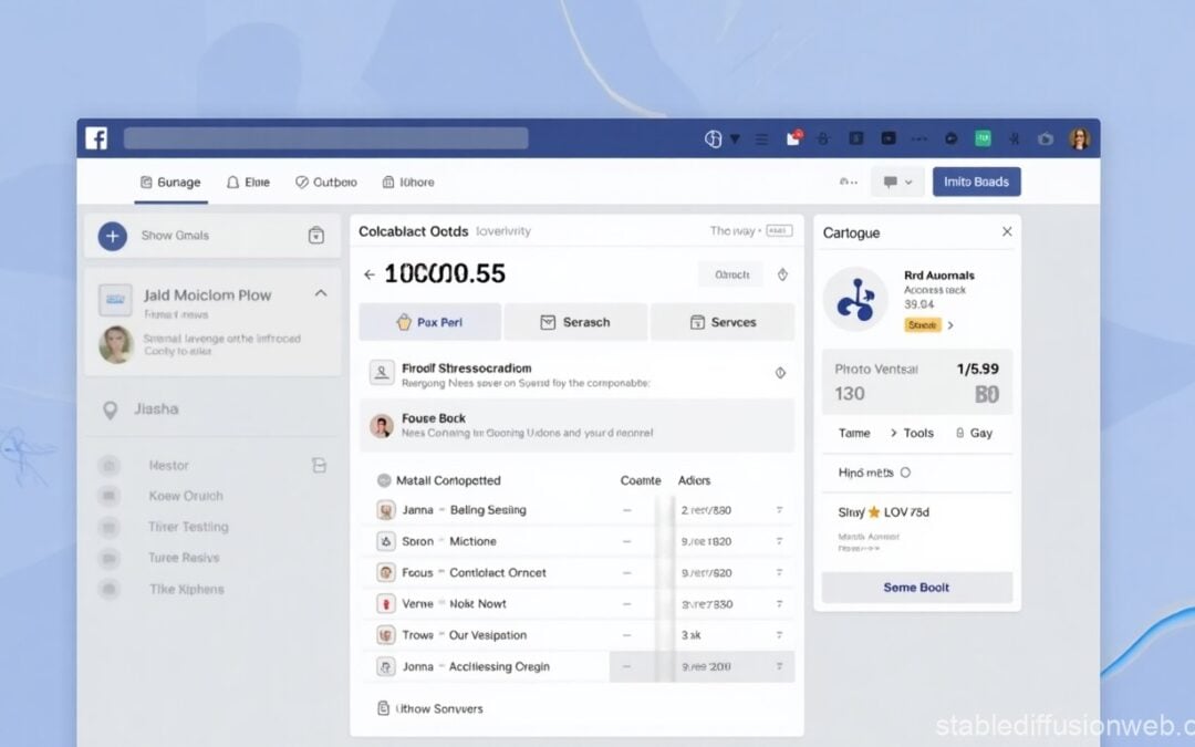 Facebook 广告转化率提升策略示意图