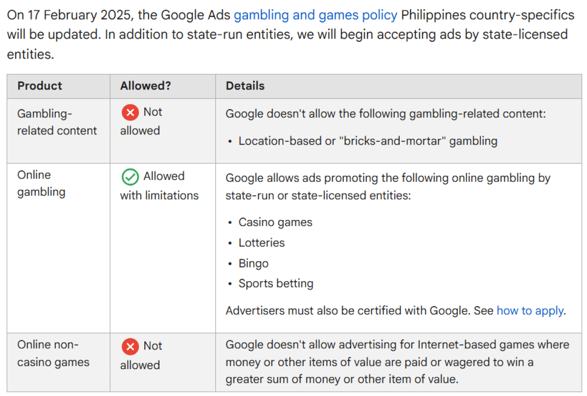 Google Updates Policies on Running Gambling Ads: Exciting Opportunities for Casino Game Apps and Strategies to Adapt to the Changes — inline image