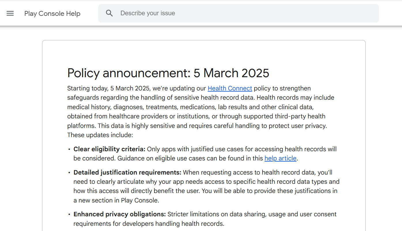Google Play Policy Updates: What’s Next for Health-Related Apps? — inline image