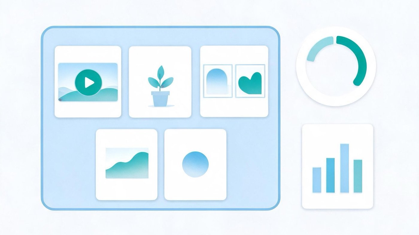Ad set holding several distinct ad creatives beside budget and performance charts